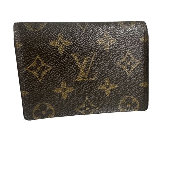 Louis Vuitton Card Holder Wallet Monogram Unisex Preowned - Picture 1 of 10